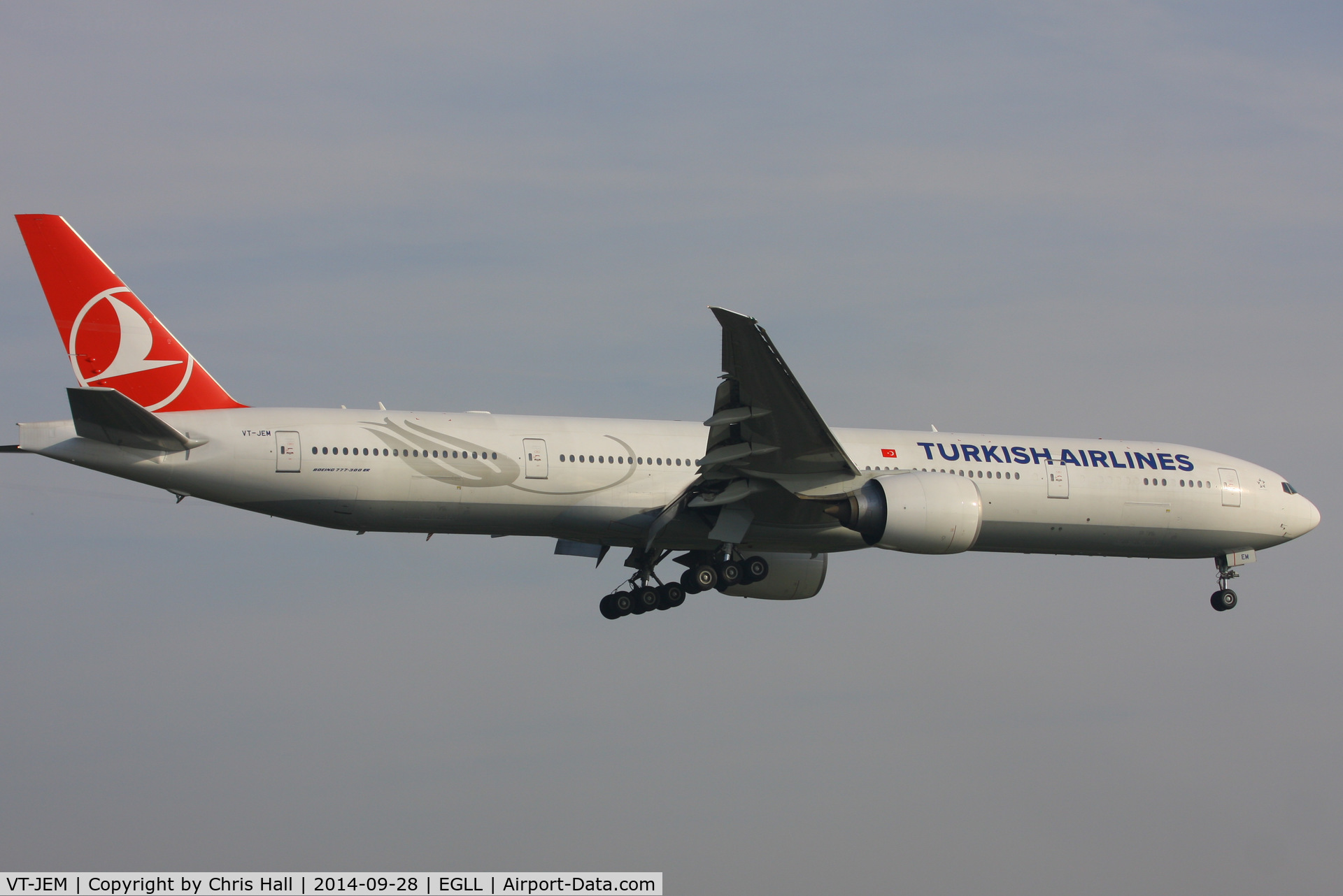 VT-JEM, 2007 Boeing 777-35R/ER C/N 35162, Turkish Airlines