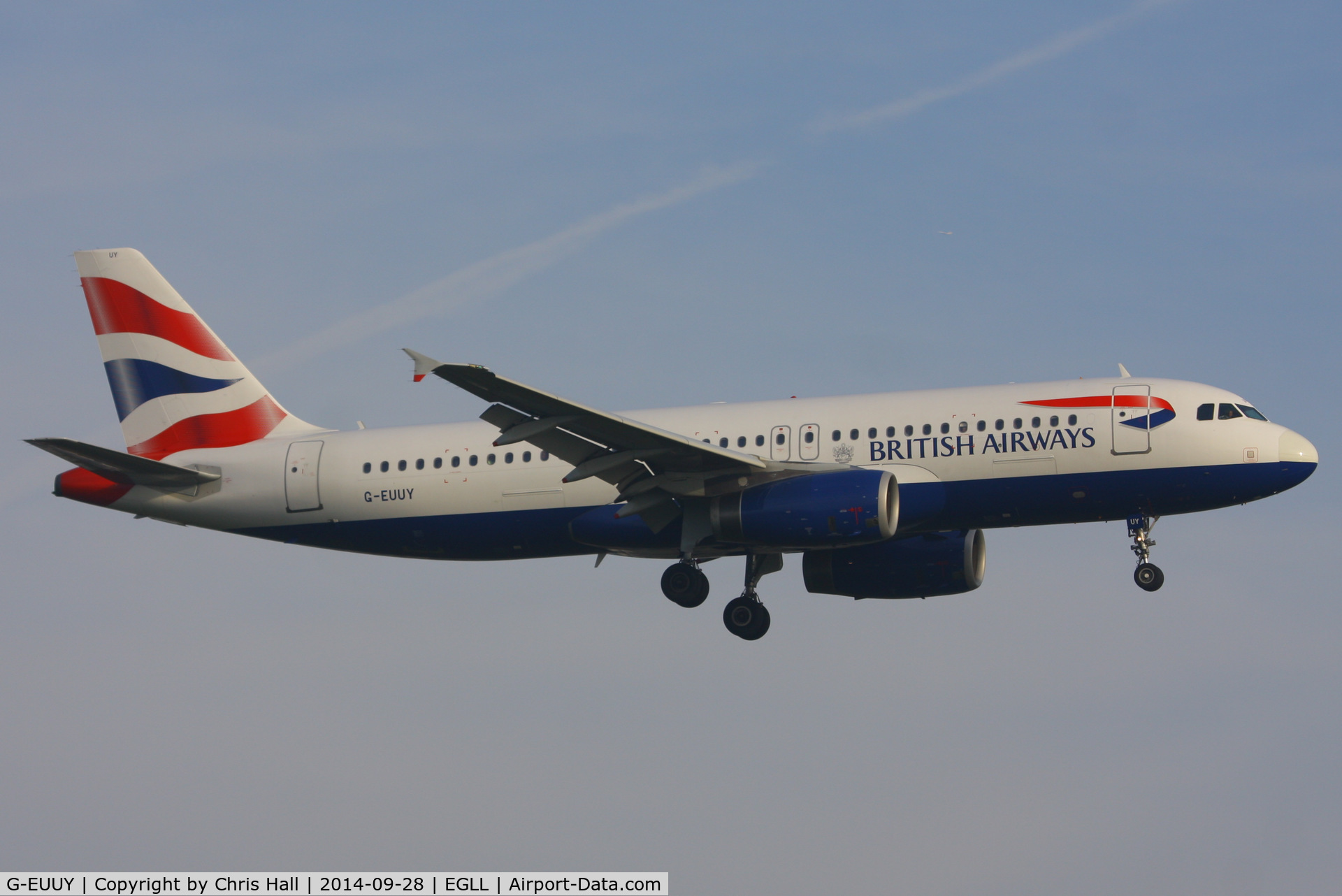 G-EUUY, 2008 Airbus A320-232 C/N 3607, British Airways