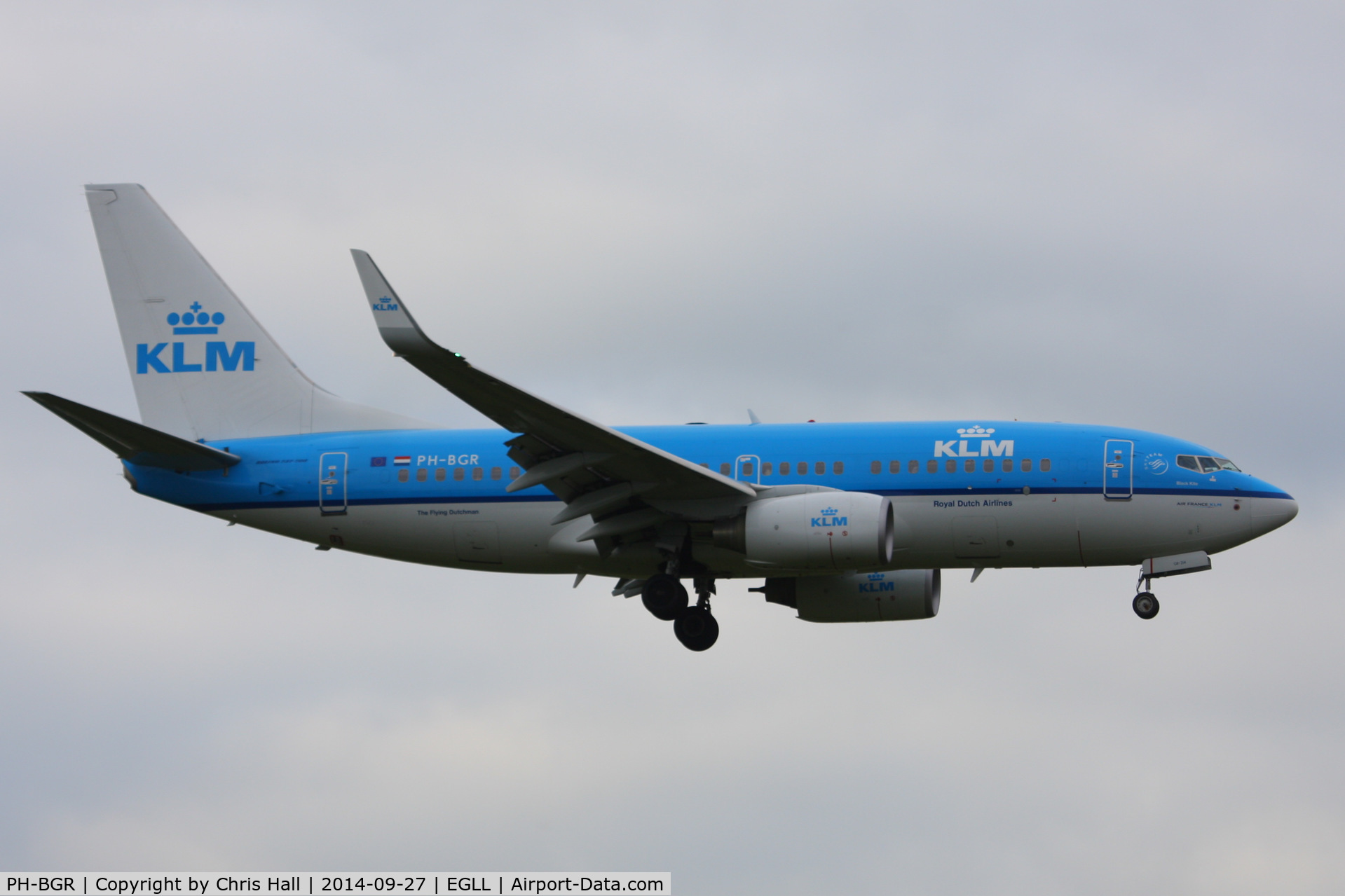PH-BGR, 2011 Boeing 737-7K2 C/N 39446, KLM Royal Dutch Airlines