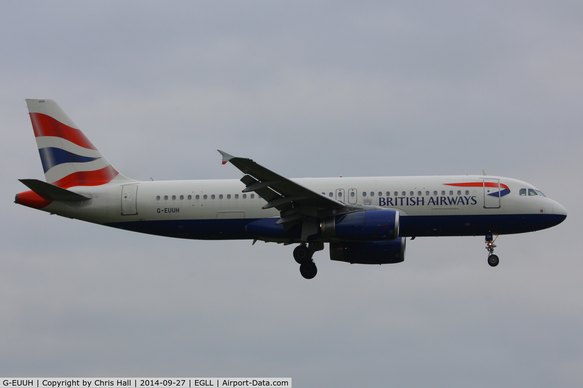 G-EUUH, 2002 Airbus A320-232 C/N 1665, British Airways