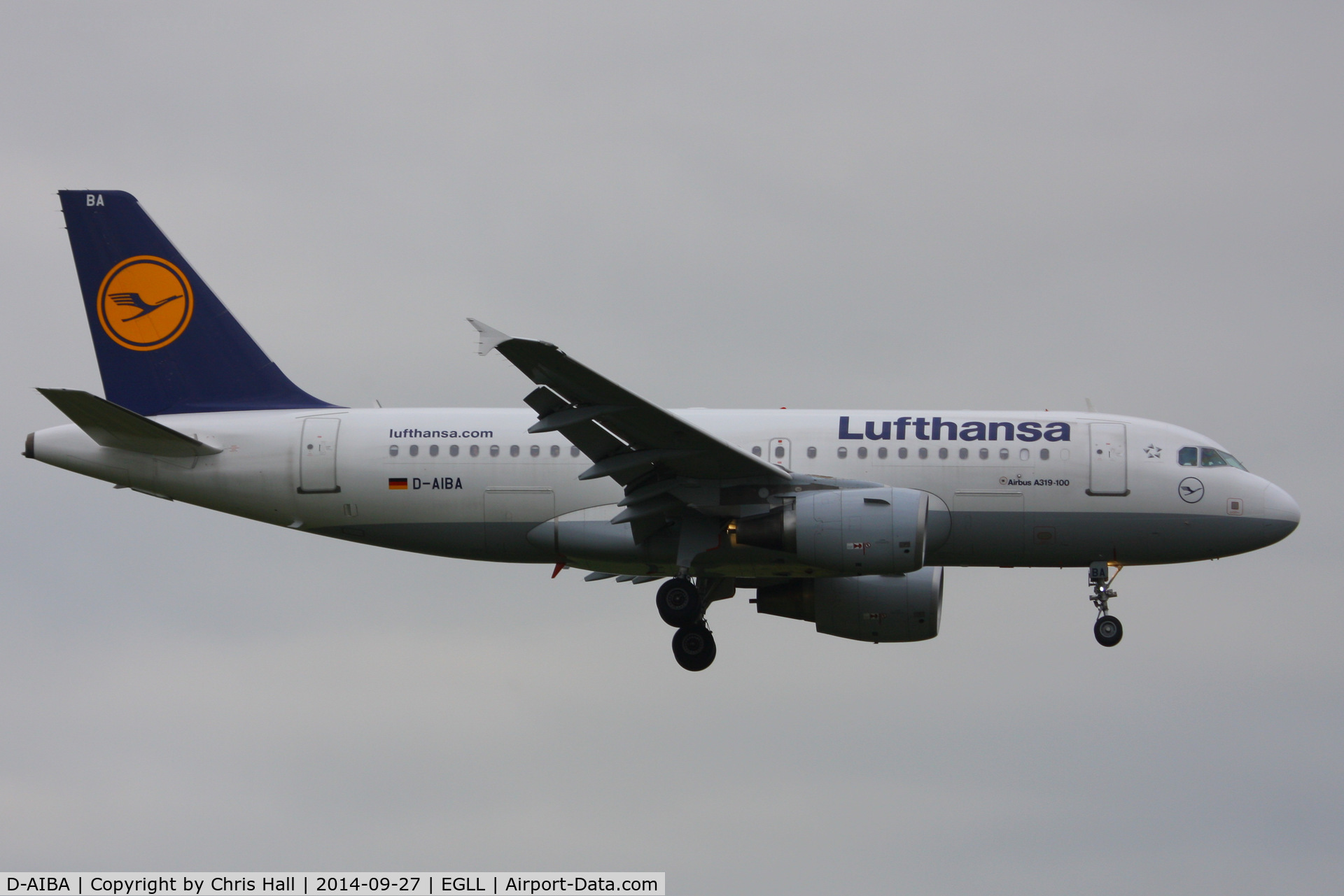 D-AIBA, 2009 Airbus A319-114 C/N 4141, Lufthansa