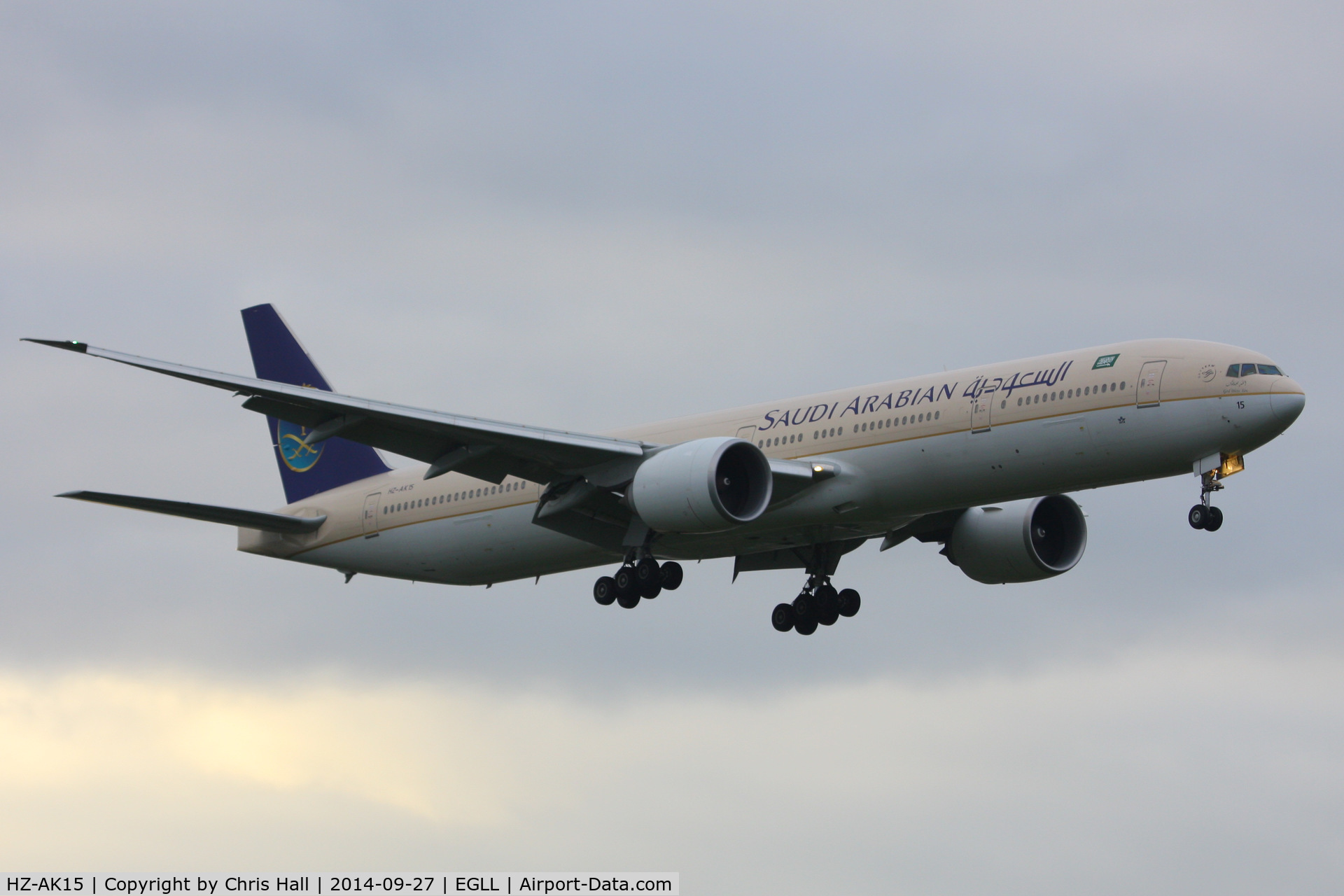 HZ-AK15, 2012 Boeing 777-368/ER C/N 41052, Saudi Arabian Airlines