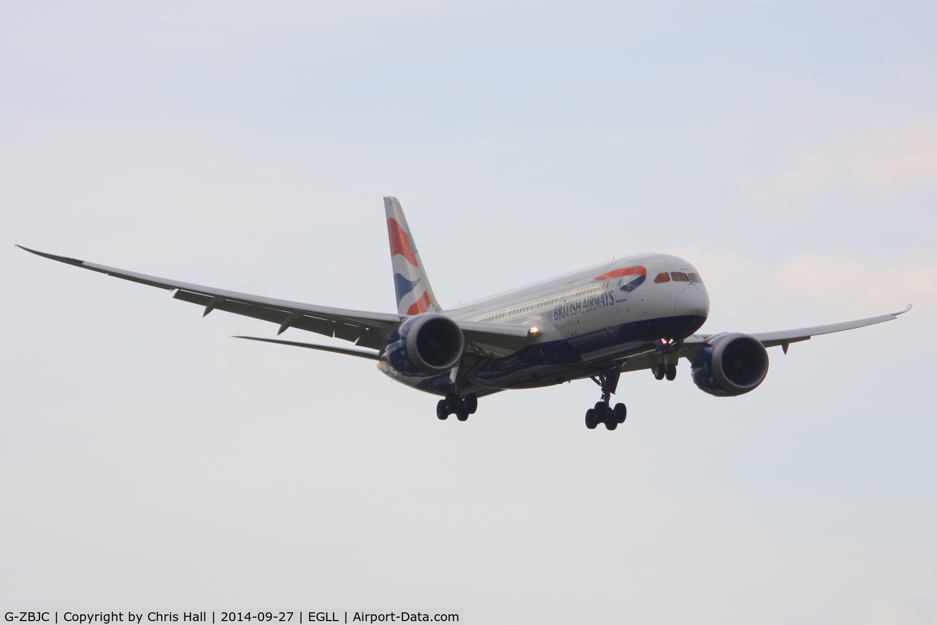 G-ZBJC, 2013 Boeing 787-8 Dreamliner C/N 38611, British Airways