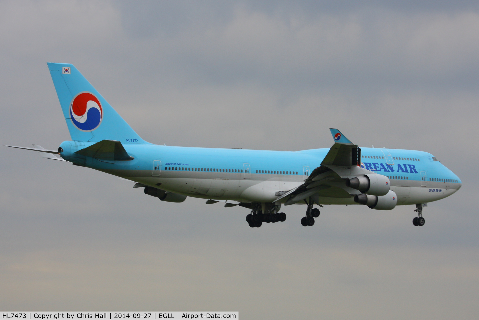 HL7473, 1996 Boeing 747-4B5 C/N 28335, Korean Airlines