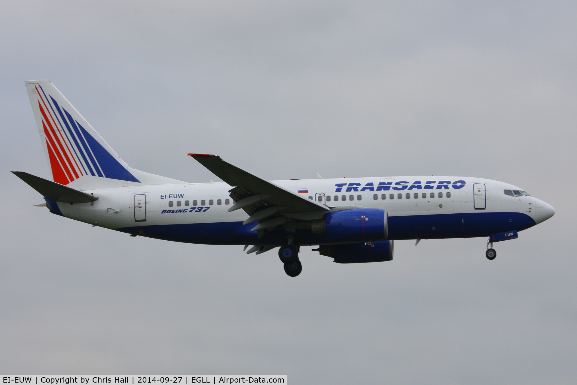 EI-EUW, 2004 Boeing 737-7Q8 C/N 29350, Transaero Airlines