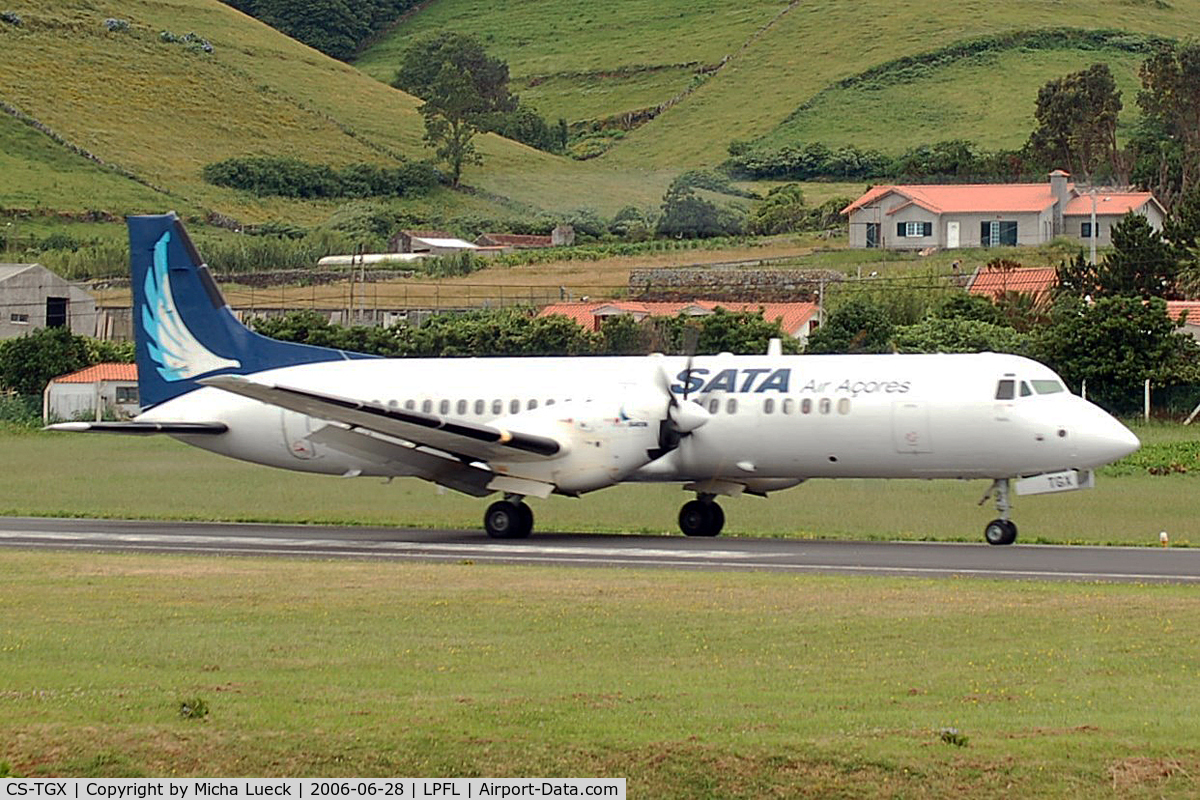 CS-TGX, 1990 British Aerospace ATP C/N 2025, At Flores