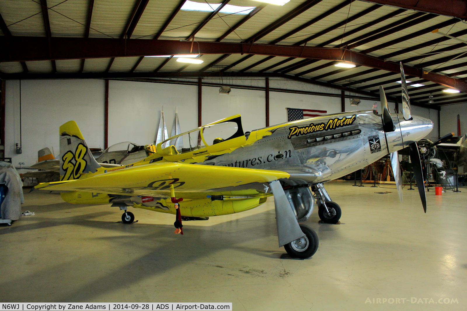 N6WJ, North American P-51 XR C/N 44-88, Precious Metal at the Cavanaugh Flight Museum
