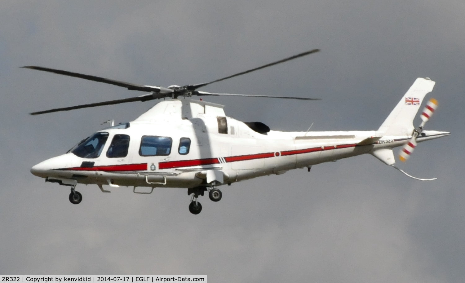 ZR322, 2006 Agusta A-109E Power C/N 11664, VIP flight inbound to FIA 2014.