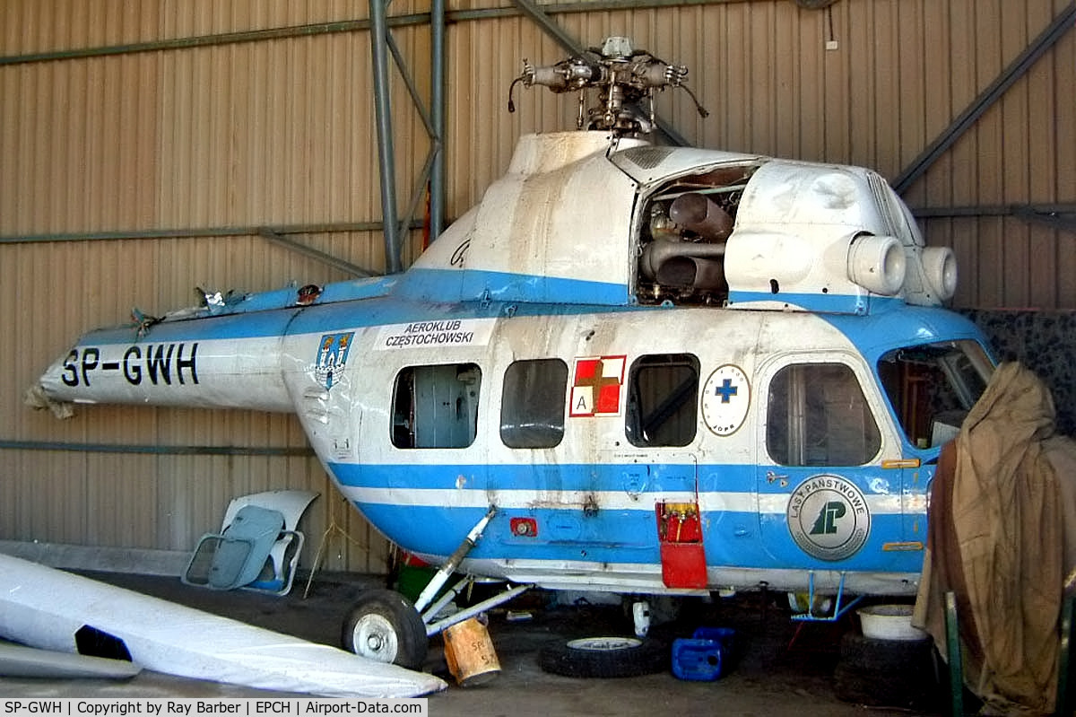 SP-GWH, 1976 MIL Mi-2 Hoplite C/N 535019116, Mil Mi-2 Hoplite [535019116] (Aeroklub Czestochowski) Czestochowa-Rudniki~SP 19/05/2004