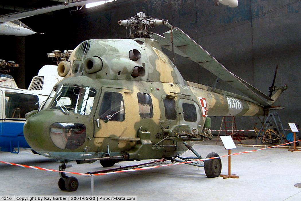 4316, Mil Mi-2URP Hoplite C/N 564316105, Mil Mi-2URP Hoplite [564316105] (Muzeum Lotnictwa Polskeigo) Krakow Museum, Malopolskie~SP 20/05/2004