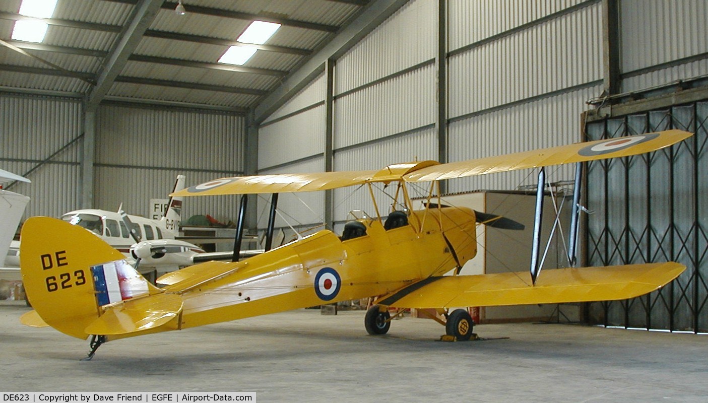 DE623, De Havilland DH-82A Tiger Moth II C/N 82043, Haverfordwest (EGFE)