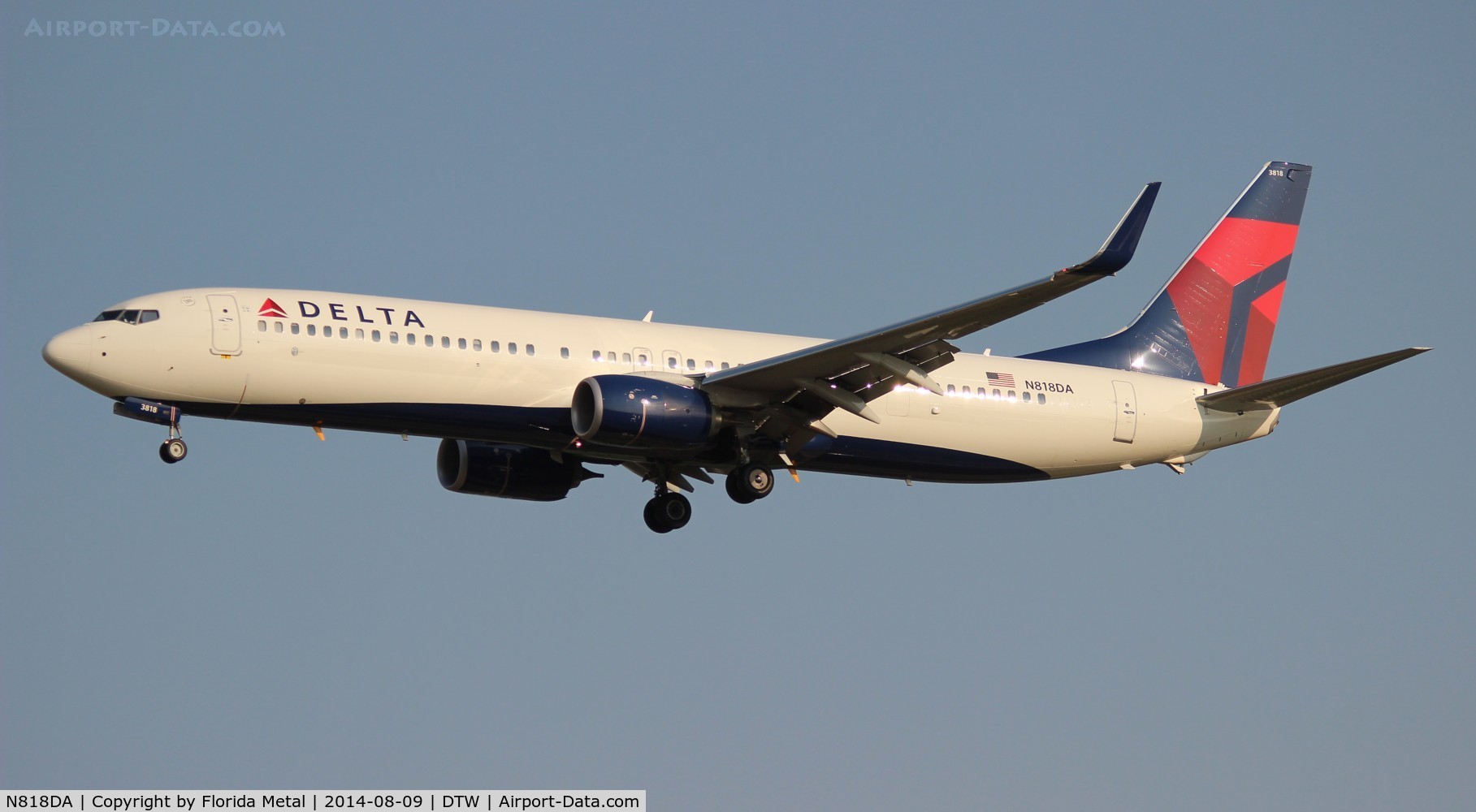 N818DA, 2014 Boeing 737-932/ER C/N 31928, Delta 737-900