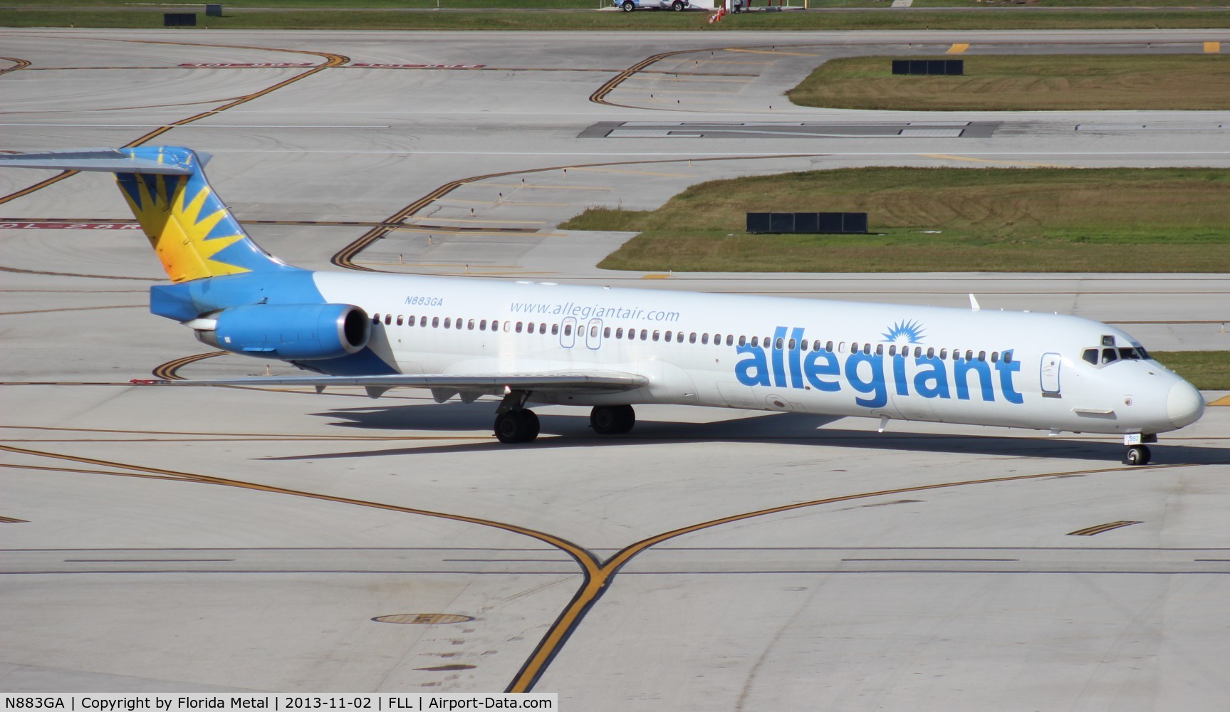 N883GA, 1987 McDonnell Douglas MD-83 (DC-9-83) C/N 49710, Allegiant MD-83