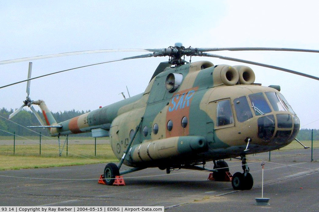 93 14, Mil Mi-8T Hip C/N 10543, Mil Mi-8T Hip [10543] German Air Force) Berlin-Gatow~D 15/05/2004