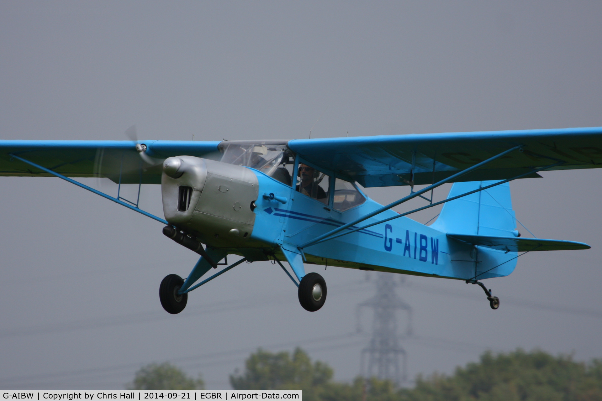 G-AIBW, 1946 Auster J-1N Alpha C/N 2158, at Breighton's Heli Fly-in, 2014