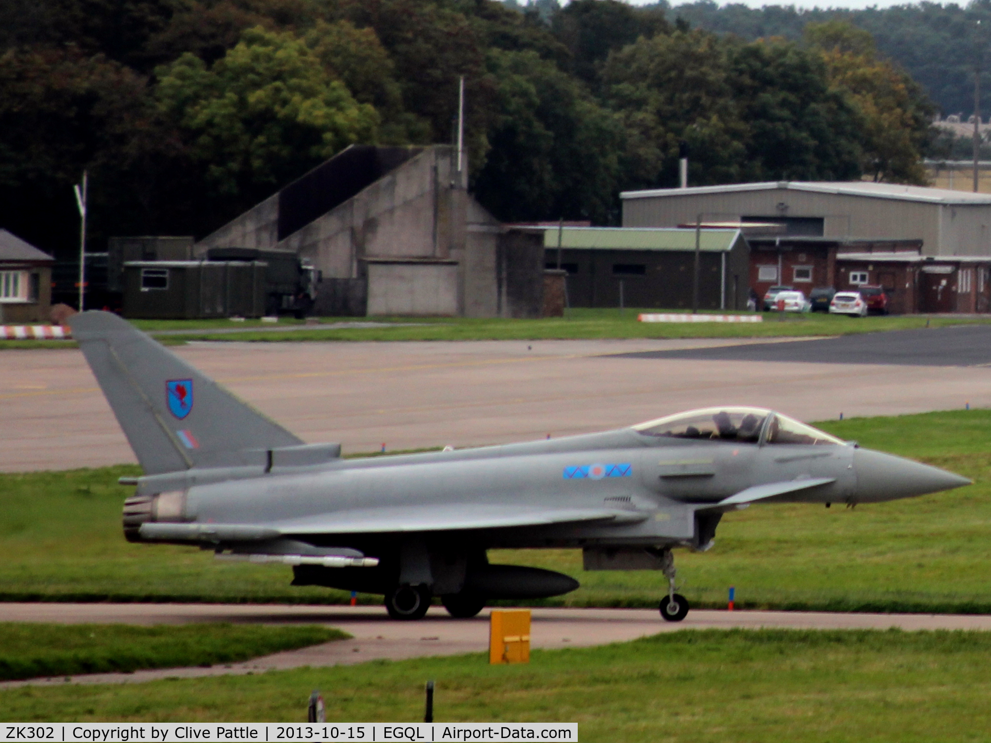 ZK302, 2009 Eurofighter EF-2000 Typhoon FGR4 C/N BS054, Taxy for take-off at Leuchars