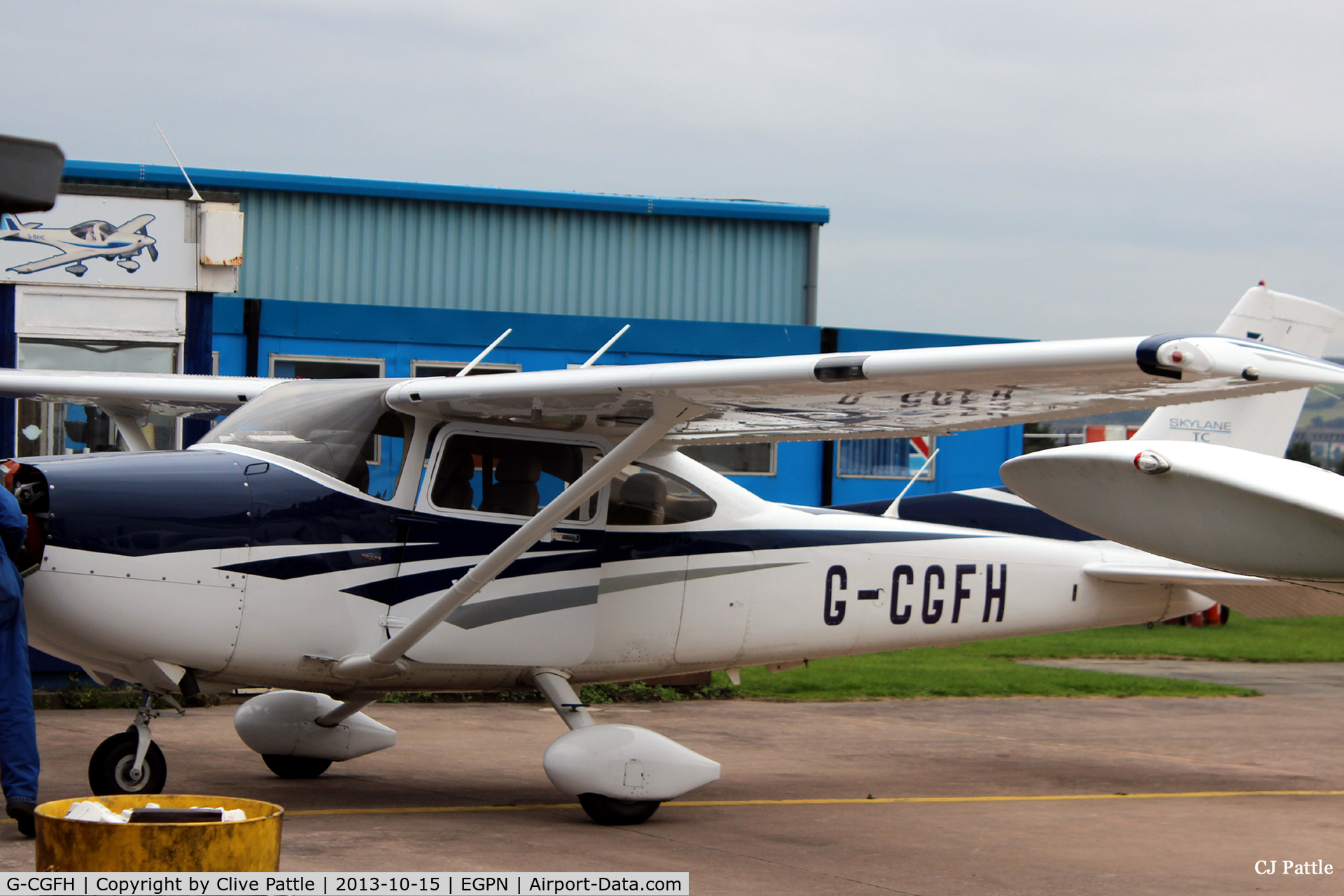 G-CGFH, 2006 Cessna T182T Turbo Skylane C/N T18208667, In for service at Tayside Aviation Engineering at Dundee Airport EGPN