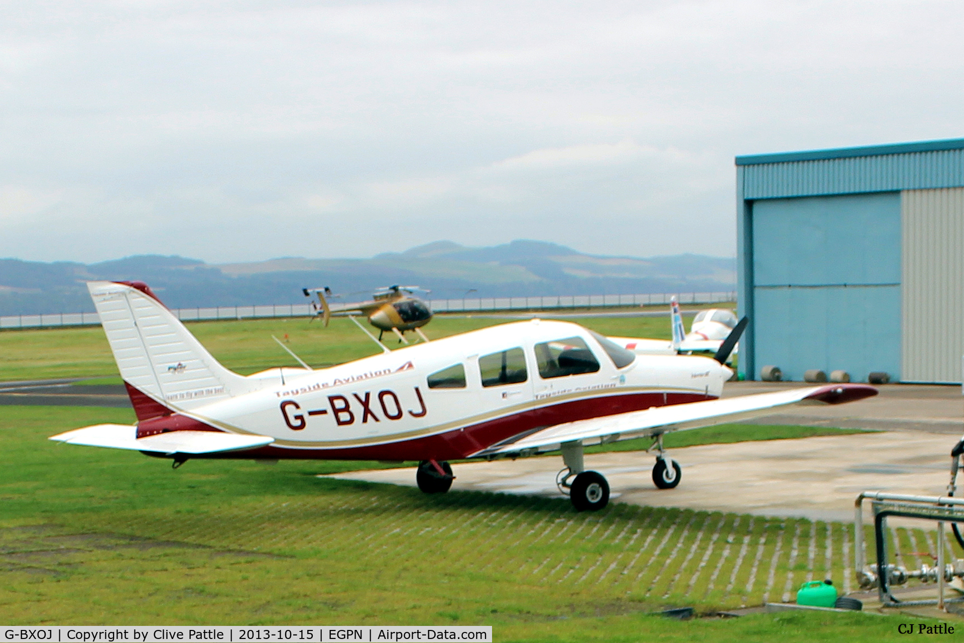 G-BXOJ, 1996 Piper PA-28-161 Warrior III C/N 2842010, Out to pasture at Dundee Riverside EGPN