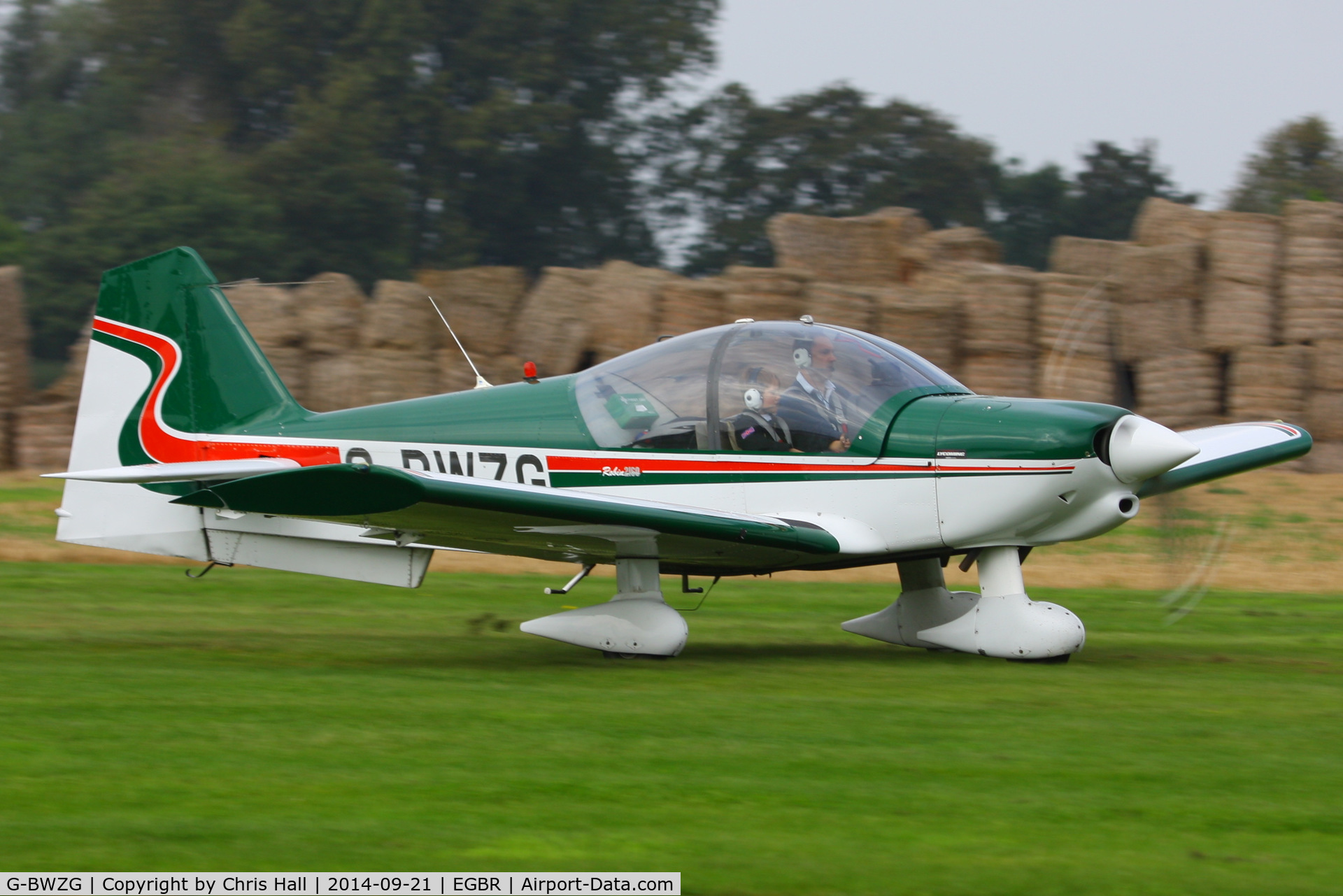 G-BWZG, 1997 Robin R-2160 Alpha Sport C/N 311, at Breighton's Heli Fly-in, 2014