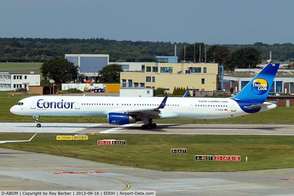 D-ABOM, 2000 Boeing 757-330 C/N 29022, Boeing 757-330 [29022] (Condor) Hamburg-Fuhlsbuettel~D 16/08/2013