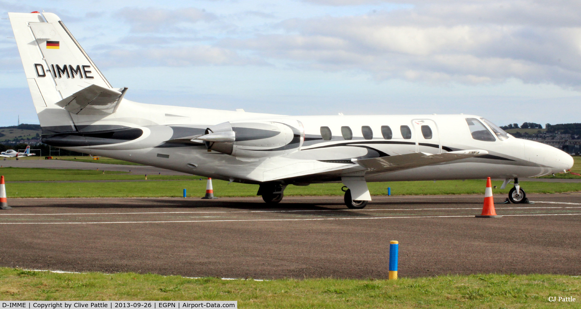 D-IMME, 1999 Cessna 551 Citation II/SP C/N 551-0400, Overnight stayer at Dundee Riverside EGPN