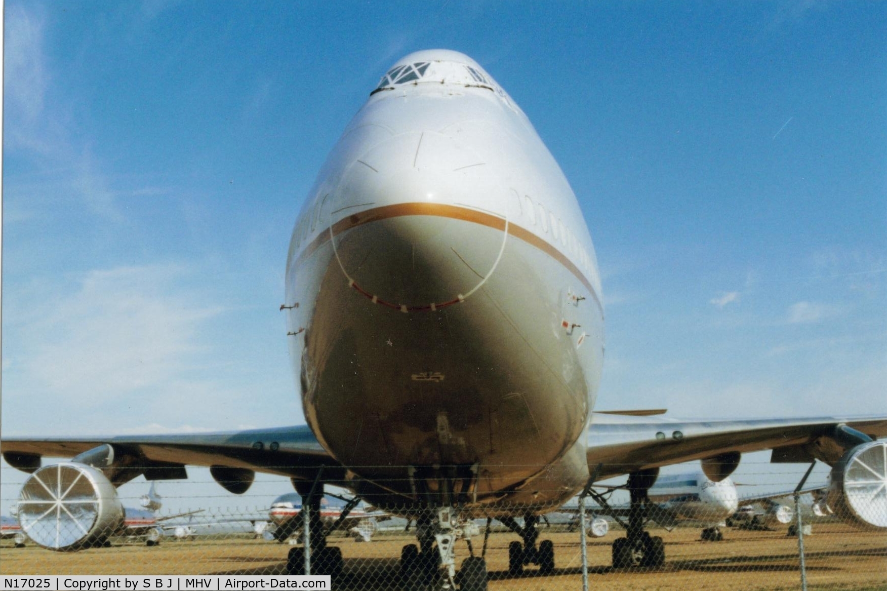 N17025, 1973 Boeing 747-238B C/N 20535, In storage at Mojave Airport,Calif.