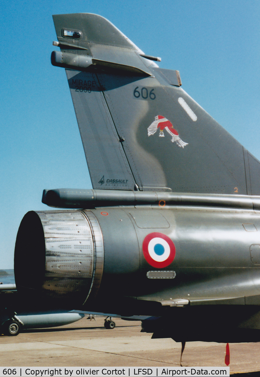 606, Dassault Mirage 2000D C/N 398, Dijon 1994
