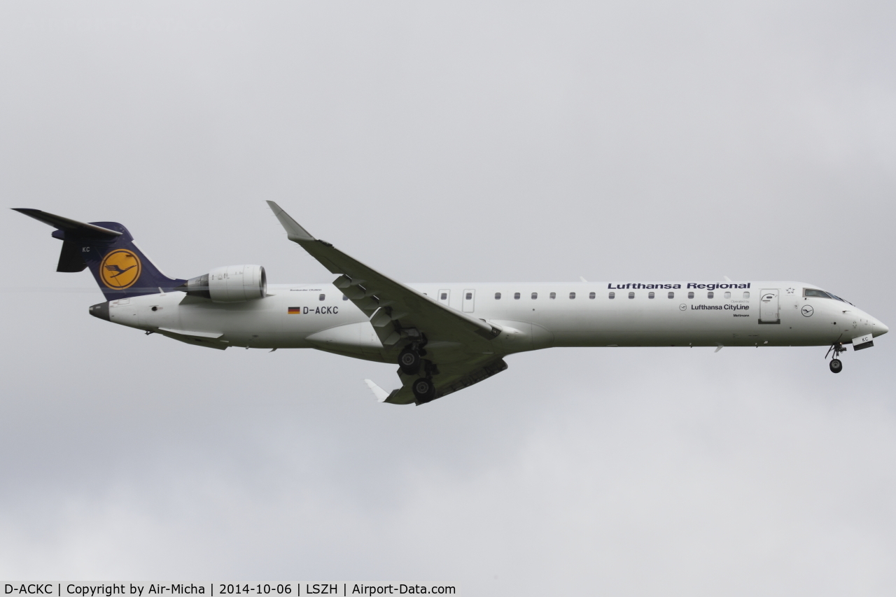 D-ACKC, 2006 Bombardier CRJ-900LR (CL-600-2D24) C/N 15078, Lufthansa CityLine