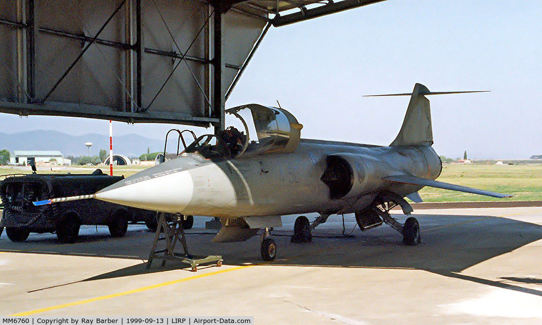 MM6760, Aeritalia F-104S-ASA Starfighter C/N 783-1060, Fiat F-104S-ASA Starfighter [783-1060] (Italian Air Force) Grosseto~I 13/09/1999