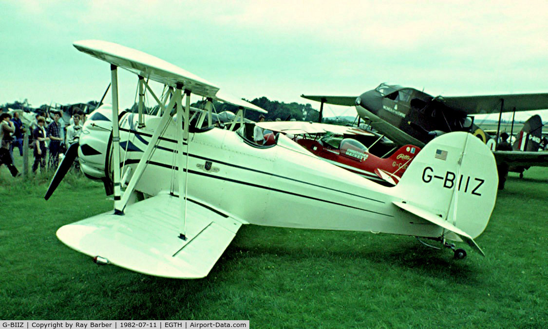 G-BIIZ, 1930 Great Lakes 2T-1A Sport Trainer C/N 57, Great Lakes 2T-1A [57] Old Warden~G 11/07/1982