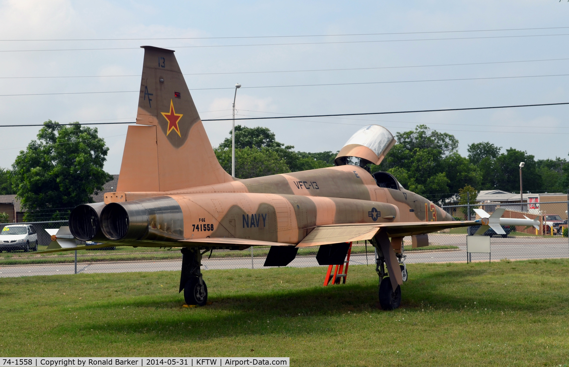 74-1558, 1974 Northrop F-5E Tiger II C/N R.1218, Fort Worth Aviation Museum