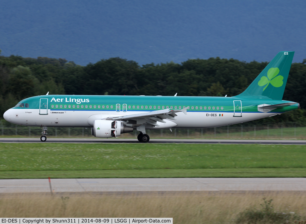 EI-DES, 2005 Airbus A320-214 C/N 2635, Landing rwy 23