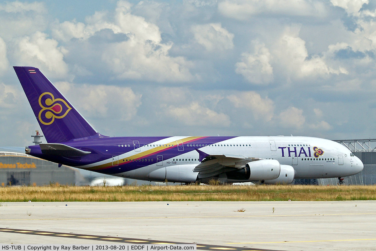 HS-TUB, 2012 Airbus A380-841 C/N 093, Airbus A380-841 [093] (Thai Airways) Frankfurt~D 20/08/2013