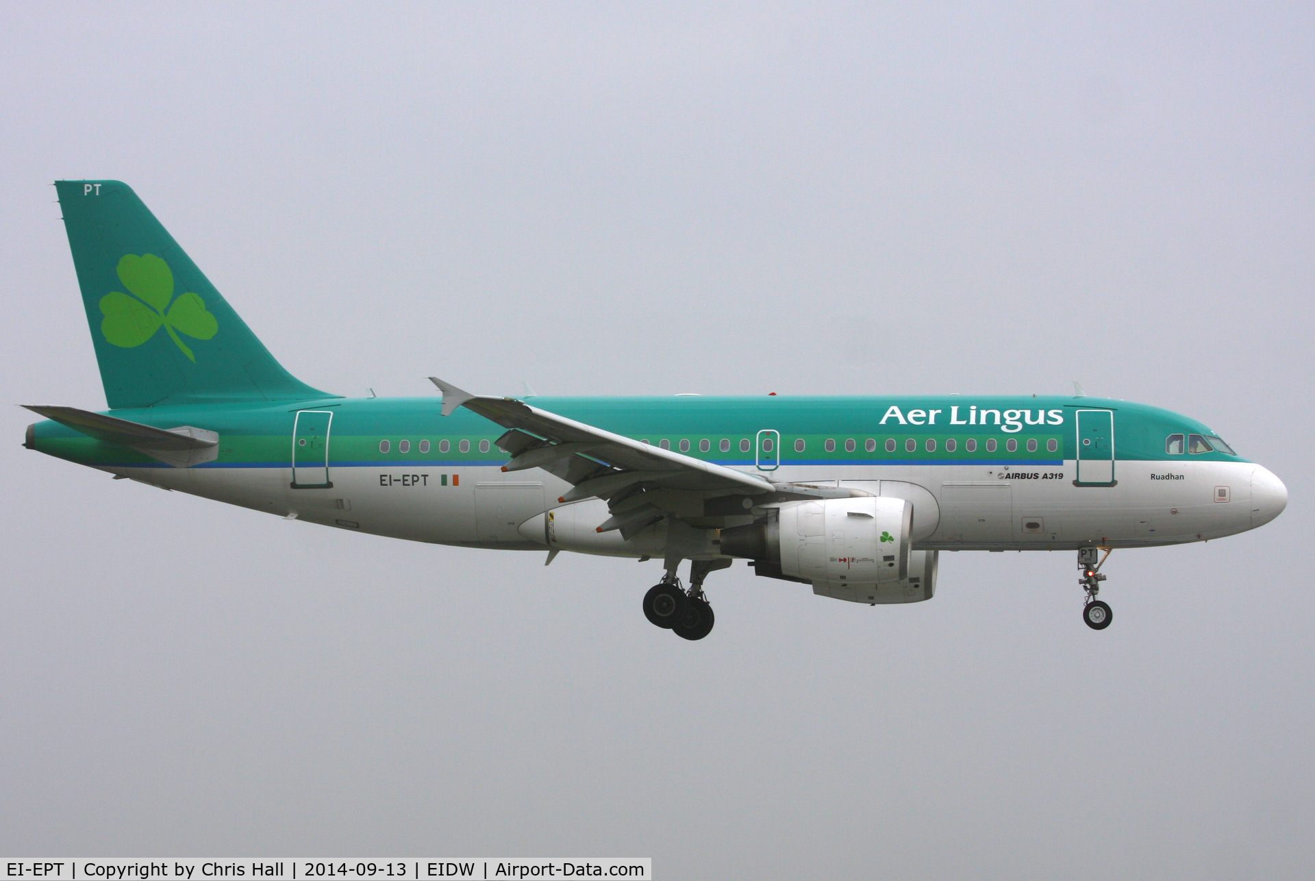 EI-EPT, 2007 Airbus A319-111 C/N 3054, Aer Lingus