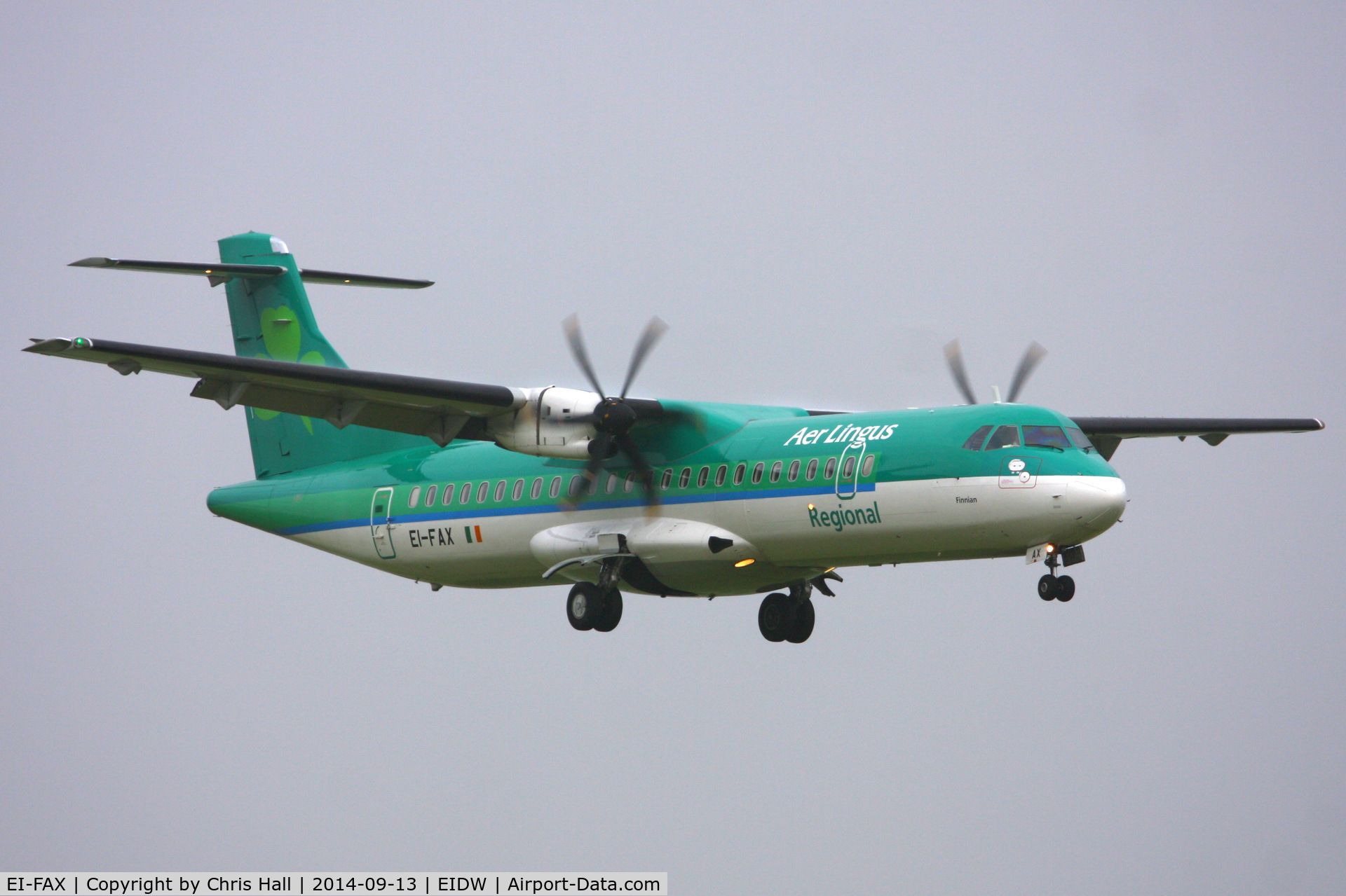 EI-FAX, 2013 ATR 72-600 (72-212A) C/N 1129, Aer Lingus Regional