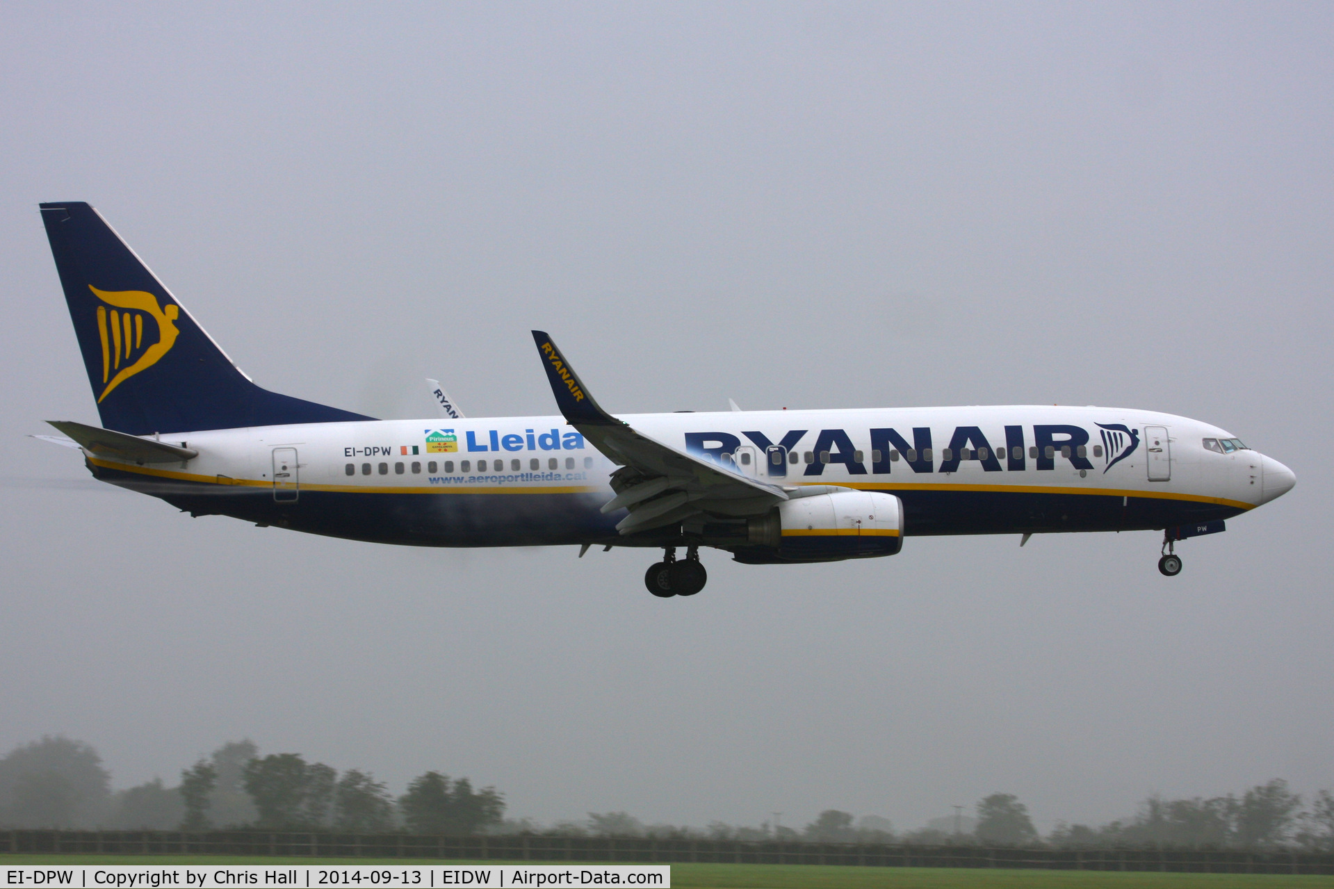EI-DPW, 2007 Boeing 737-8AS C/N 35552, Ryanair
