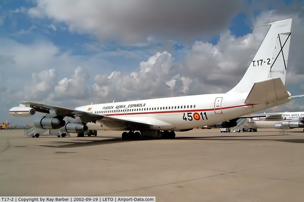 T17-2, 1964 Boeing 707-331C C/N 18757, Boeing 707-331C [18757] (Spanish Air Force) Torrejon AB~EC 19/09/2002