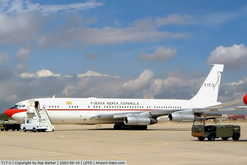 T17-3, 1977 Boeing 707-368C(KC) C/N 21367, Boeing 707-368C [21367] (Spanish Air Force) Torrejon AB~EC 19/09/2002