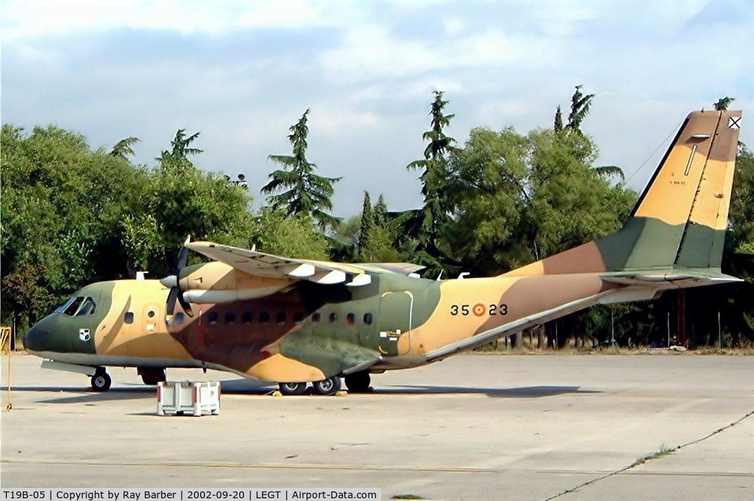 T19B-05, 1990 Airtech CN-235-100M C/N C036, CASA 235-100M [C036] (Spanish Air Force) Getafe AB~EC 20/09/2002