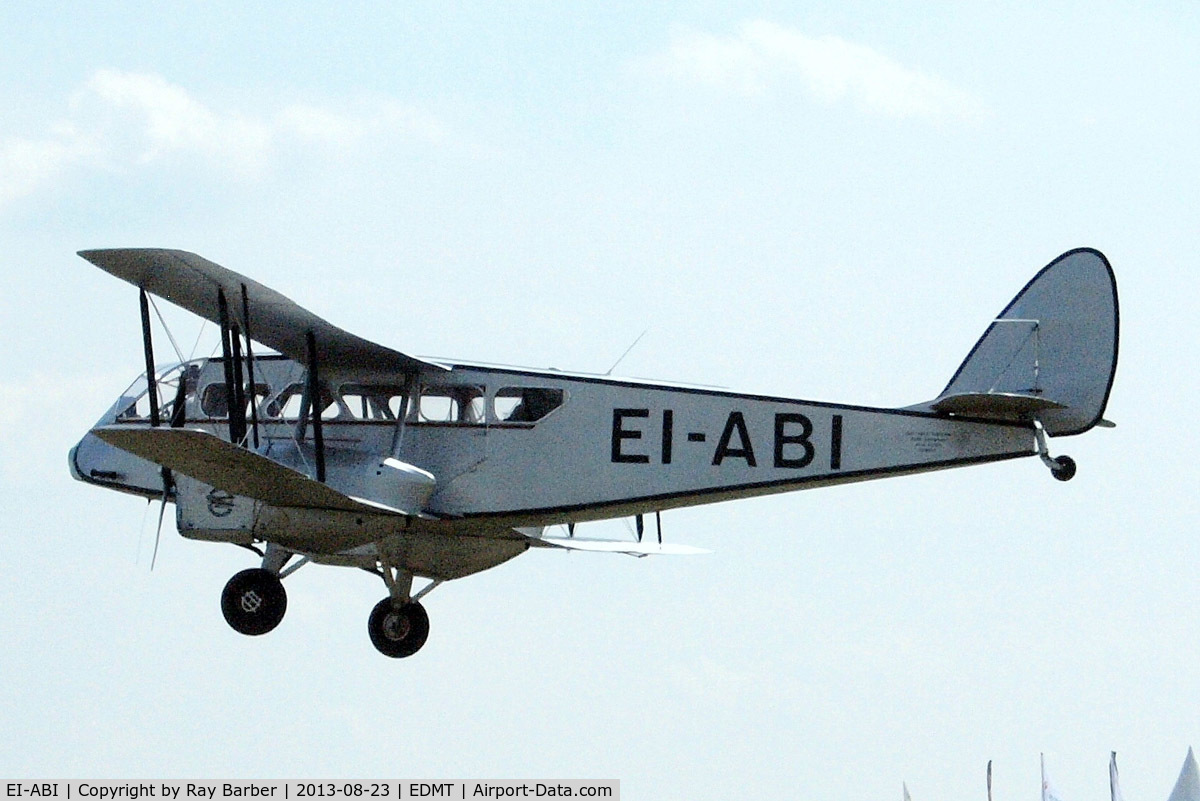 EI-ABI, 1936 De Havilland DH-84 Dragon 2 C/N 6105, DH-84 Dragon II [6105] (Aer Lingus) Tannheim~D 23/08/2013