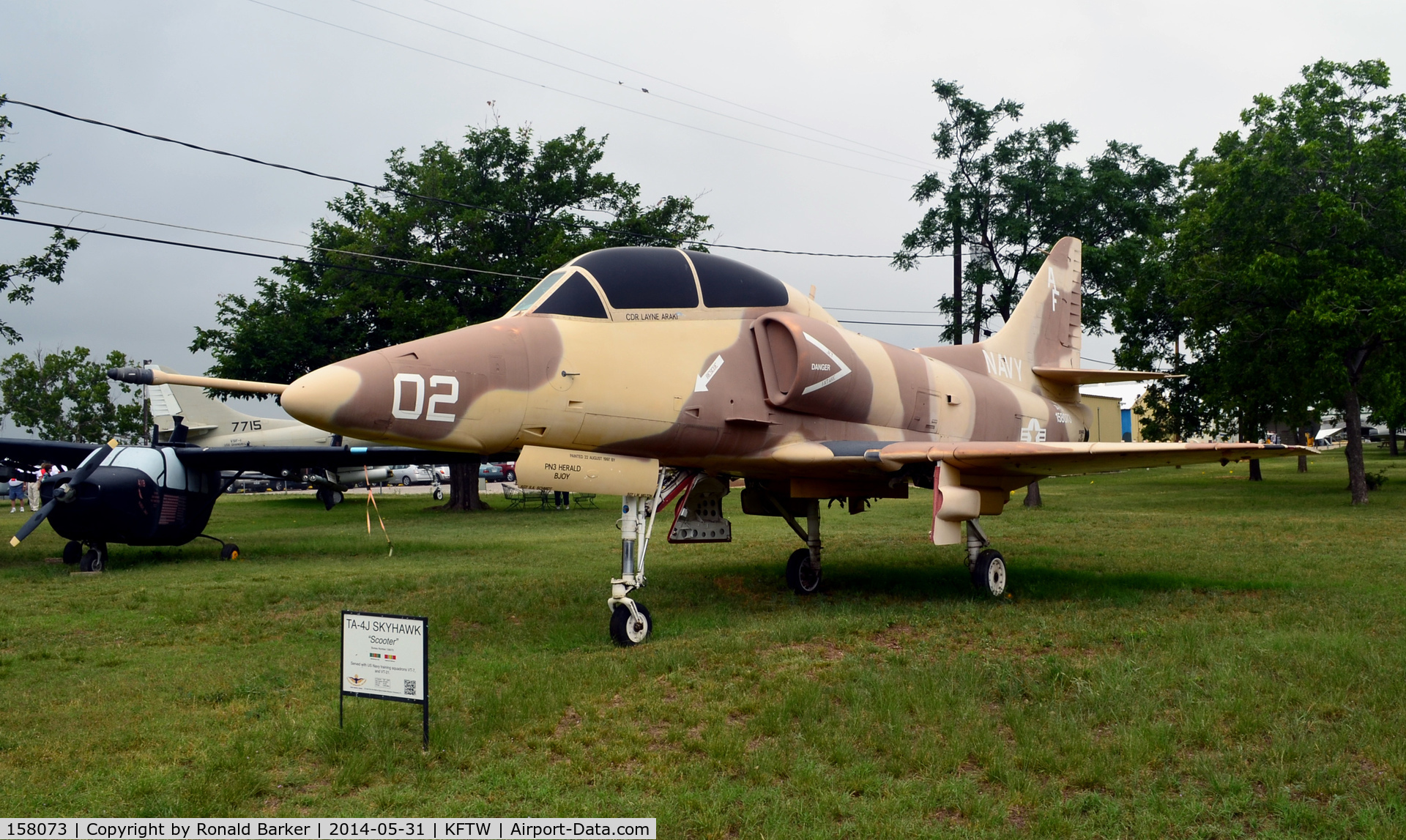 158073, Douglas TA-4J Skyhawk C/N 14110, Fort Worth Aviation Museum