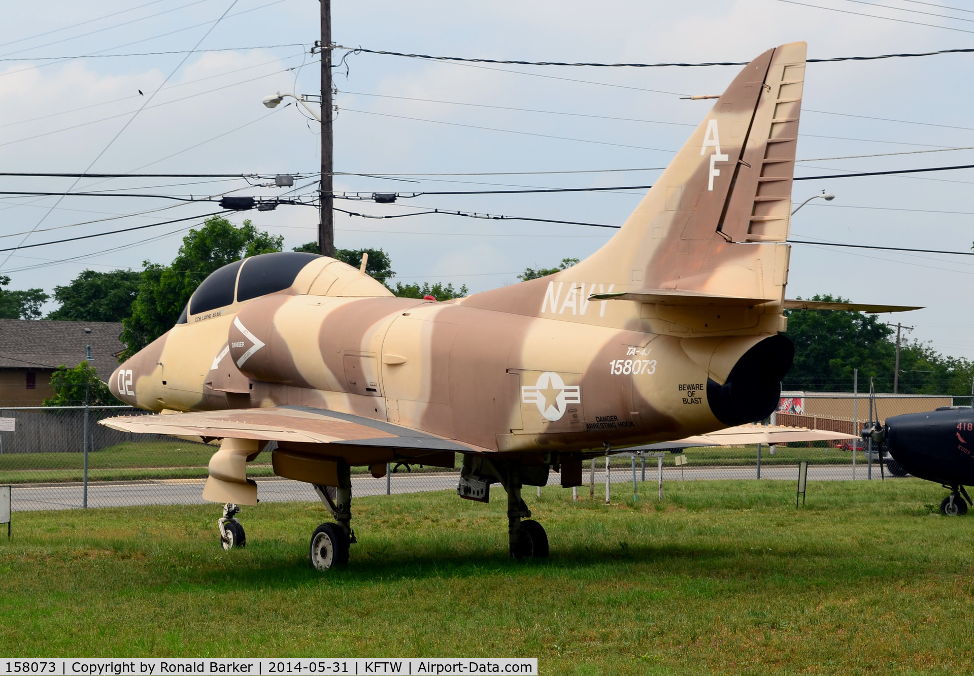 158073, Douglas TA-4J Skyhawk C/N 14110, Fort Worth Aviation Museum