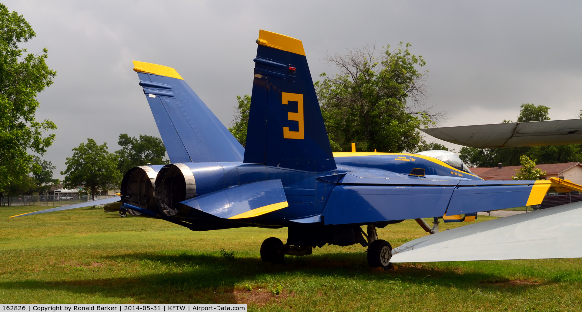 162826, McDonnell Douglas F/A-18A Hornet C/N 0338/A282, Fort Worth Aviation Museum