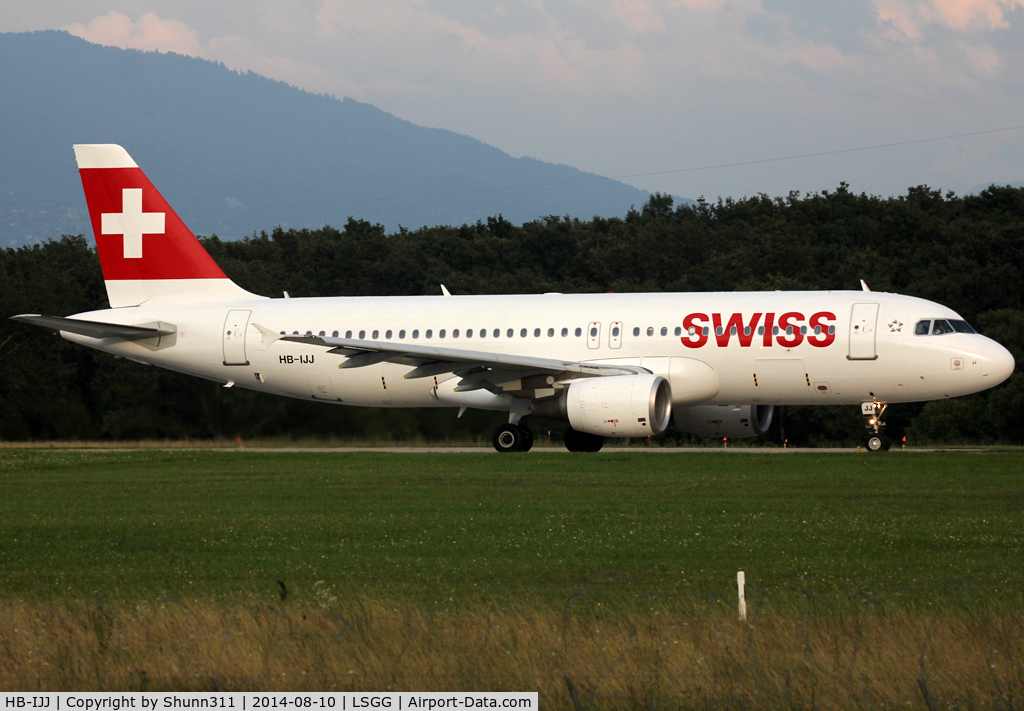 HB-IJJ, 1996 Airbus A320-214 C/N 585, Ready for take off rwy 23 with new titles