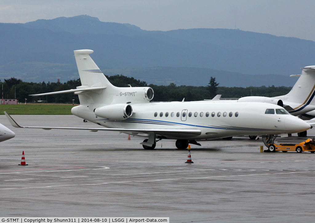 G-STMT, 2011 Dassault Falcon 7X C/N 148, Going out from maintenance @ TAG Aviation...