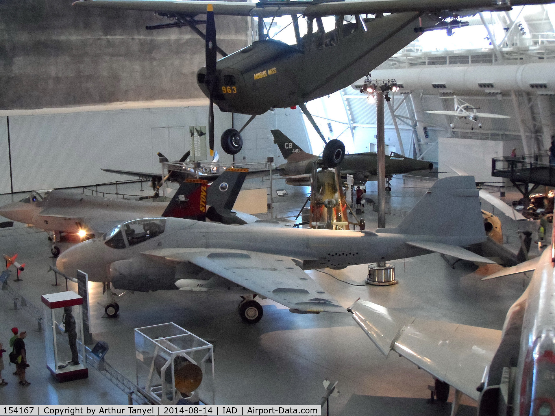 154167, Grumman A-6E Intruder C/N I-302, On display @ the Udvar-Hazy Center