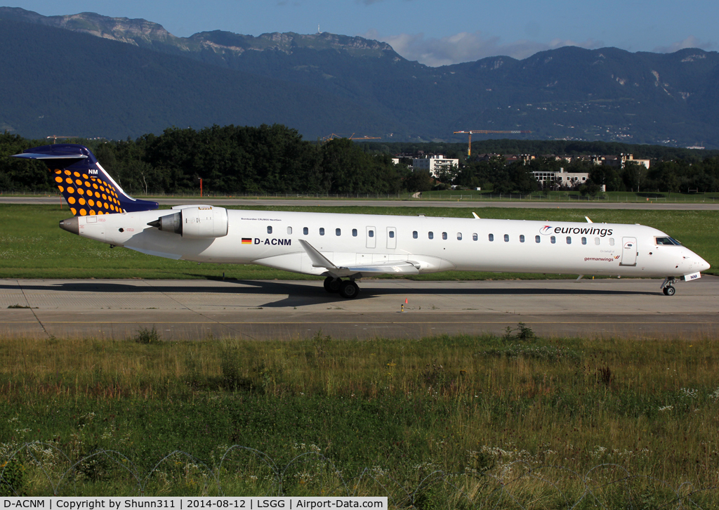 D-ACNM, 2010 Bombardier CRJ-900LR (CL-600-2D24) C/N 15253, Taxiing holding point rwy 23 for departure...