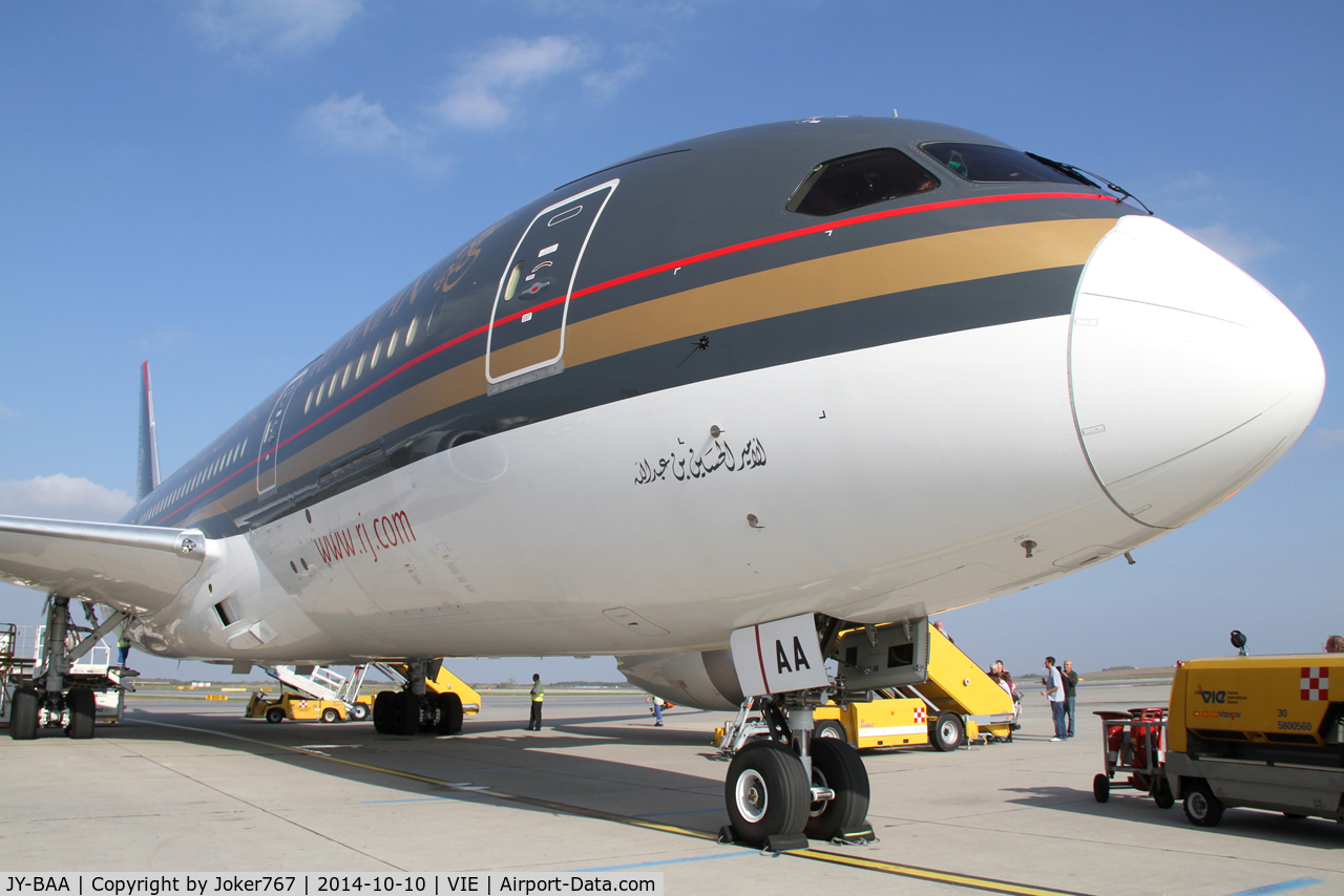 JY-BAA, 2014 Boeing 787-8 Dreamliner C/N 37983, Royal Jordanian Airlines