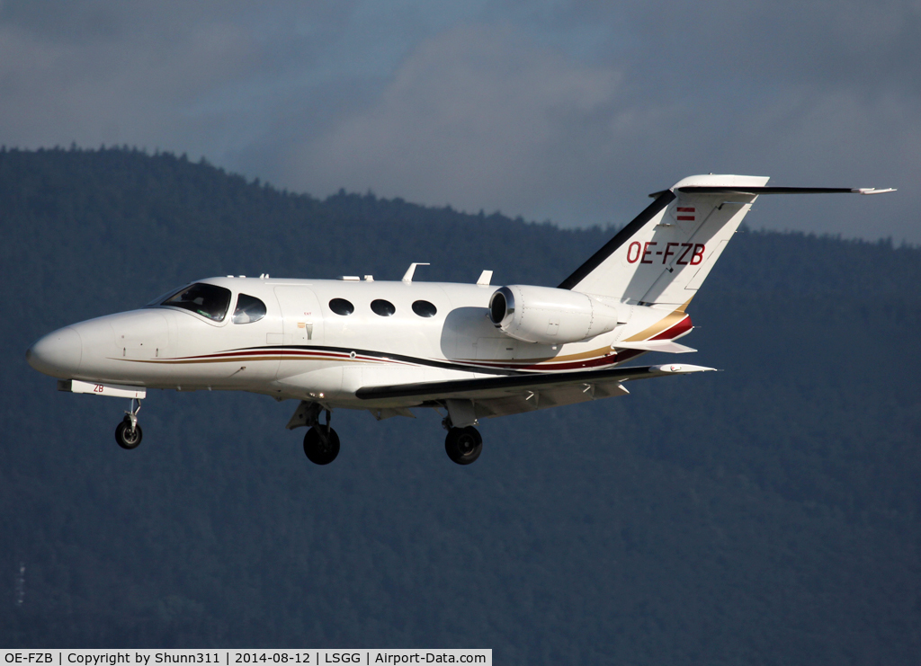 OE-FZB, 2008 Cessna 510 Citation Mustang Citation Mustang C/N 510-0145, Landing rwy 23