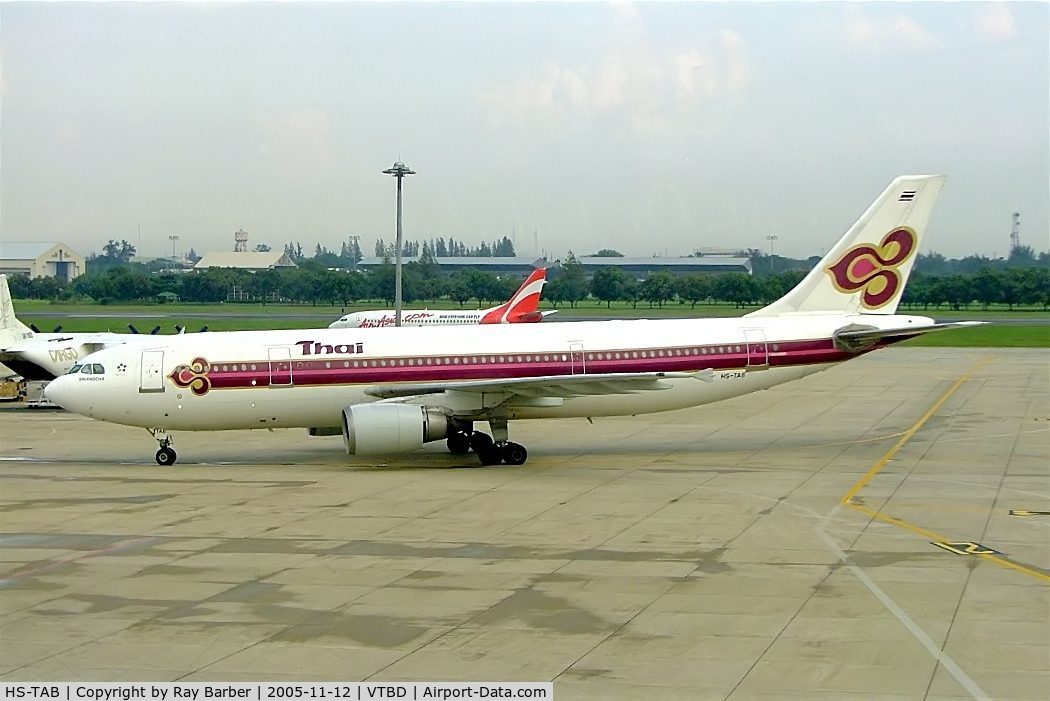 HS-TAB, 1985 Airbus A300B4-601 C/N 371, Airbus A300B4-601 [371] (Thai Airways) Bangkok~HS 12/11/2005